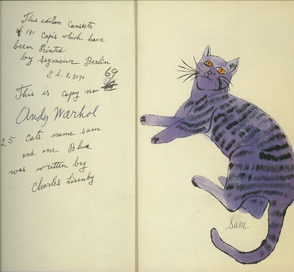 Lavender Sam, in 25 Cats Named Sam and One blue Pussy