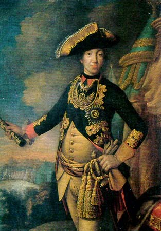 Peter III at Military Camp 1762