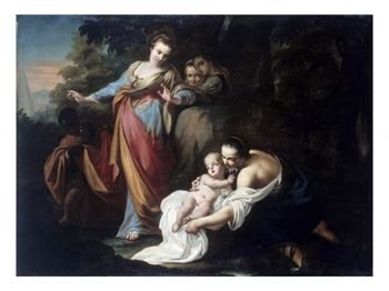 Cignaroli painting, The Finding of Moses