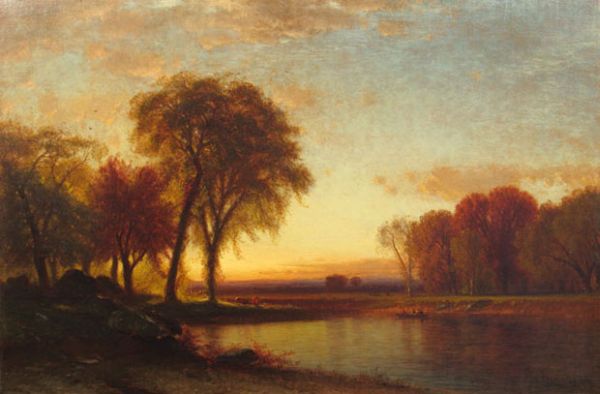 Colman, Autumn Lake Scene, Genese Valley, 1863