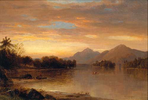Colman, Sunset Lake George, 1860