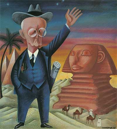 Covarrubias, Arthur Brisbone & the Sphinx, 1933