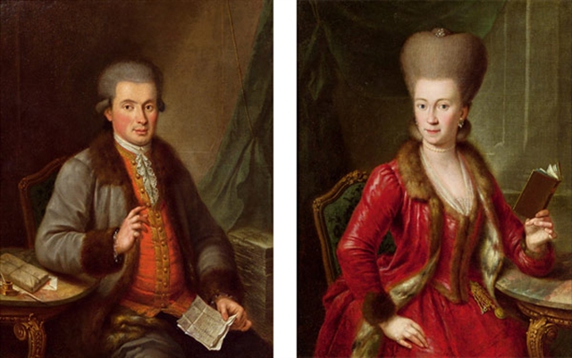 Degle painting,Portrait of a Man and Woman