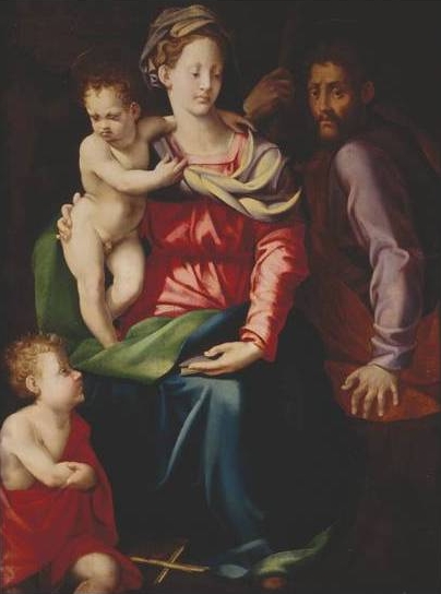 del Conte, The Holy Family with John the Baptist