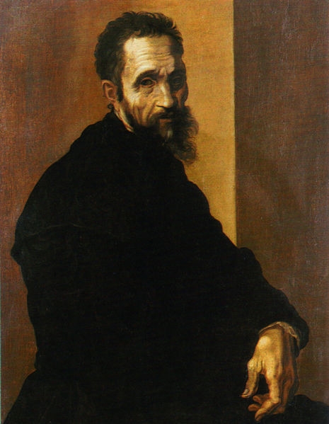 del Conte, Portrait of Michelangelo Buonarroti 16th century 