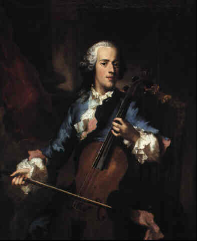 Desmarees painting,Portrait of a Violinist