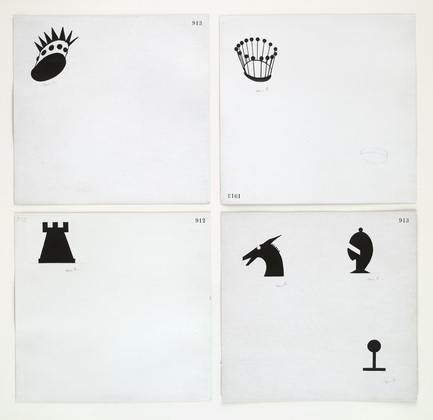 Duchamp, Designs for Chessman