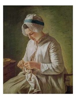 Duparc painting,The Seamstress