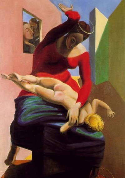 The Virgin Spanking the Christ Child before Three Witnesses: Andre Breton, Paul Eluard and the Painter 1926