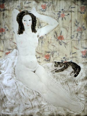 Nude with Cat