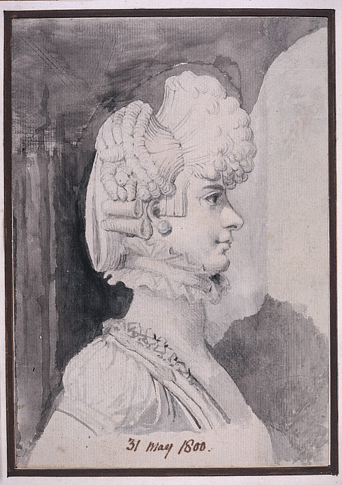 Fussli painting, Portrait Of The Artists Wife