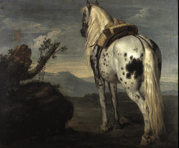 Gagnereaux painting, Horse in a Landscape