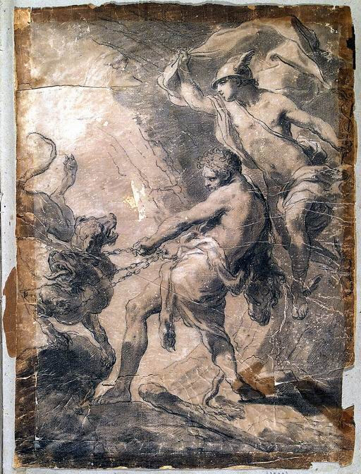 Gaetano Gandolfi painting, Mythological Sketch