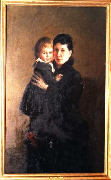 Sophia Tolstoy and Child