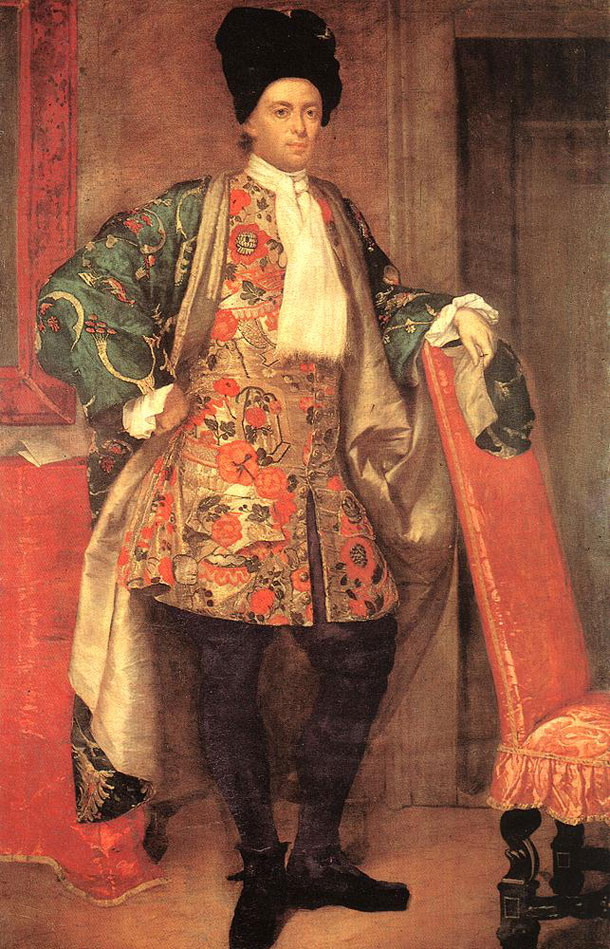 Ghislandi painting, Portrait of Count Giovanni Battista Valletti