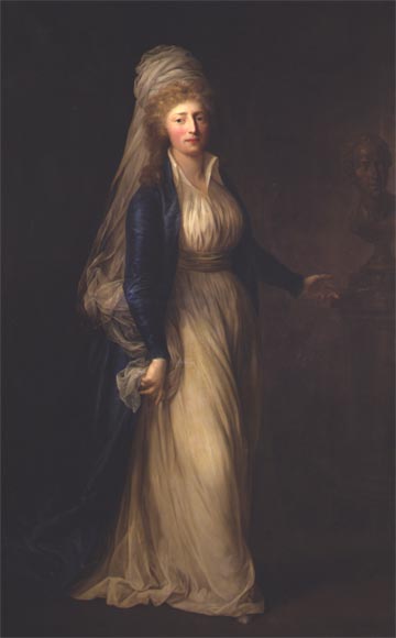 Graff painting, Portrait of Princess Louise Auguste
