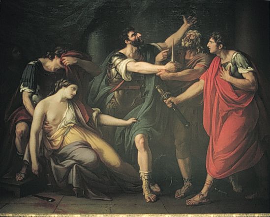 Hamilton painting, Oath of Brutus