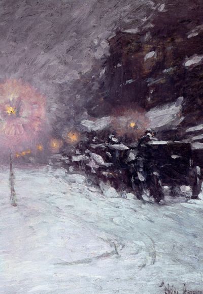 Hassam, Winter Midnight, 1894