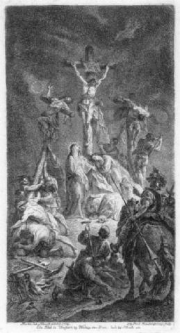 Haubenstricker painting, Crucifixion of Christ