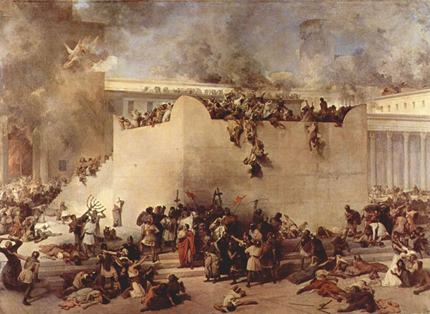 Hayez painting, The Temple of Jerusalem