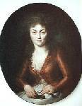 Anton Hickel painting, Portrait of a Woman