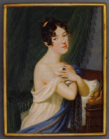 Hummel painting, Portrait of a Young Lady