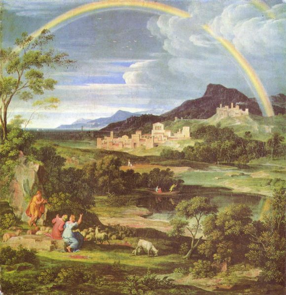 Koch painting, Landscape with Rainbow