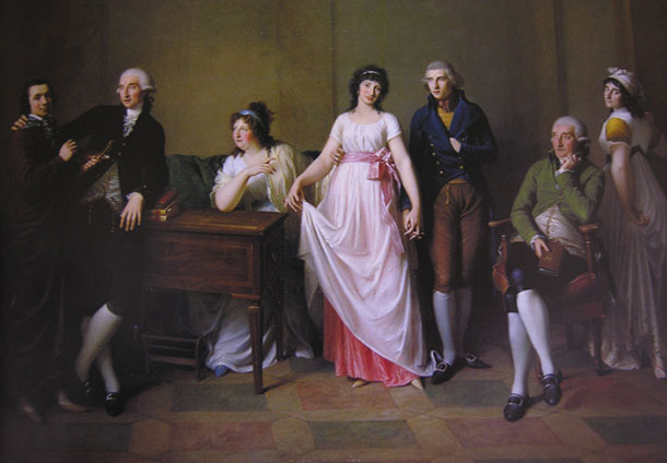Landi painting, Family Portrait