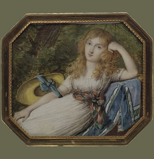 Laurent painting, Portrait of a Young Woman