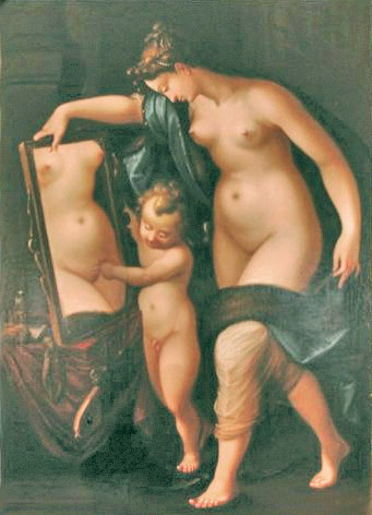 Laureus painting, Venus and Amor