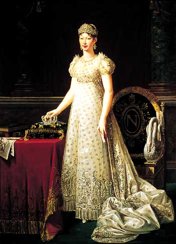 Lefevre painting, Portrait of Empress Maria Luigia