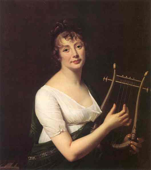 Lefevre painting, Portrait of a Woman with a Lyre
