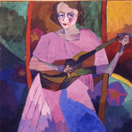 Woman with a Guitar 1913