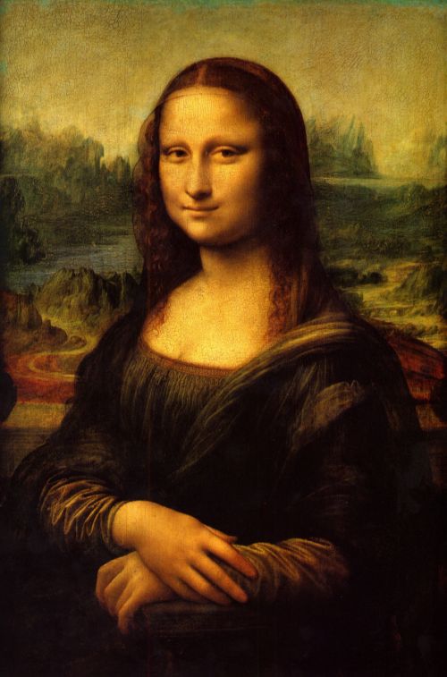 da Vinci, Mona Lisa, ca. 1503-6, oil on panel, Louvre, Paris, France.