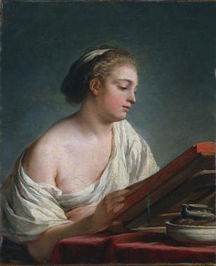 Lepicie painting, Woman Reading