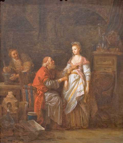 Leprince painting, The Physician