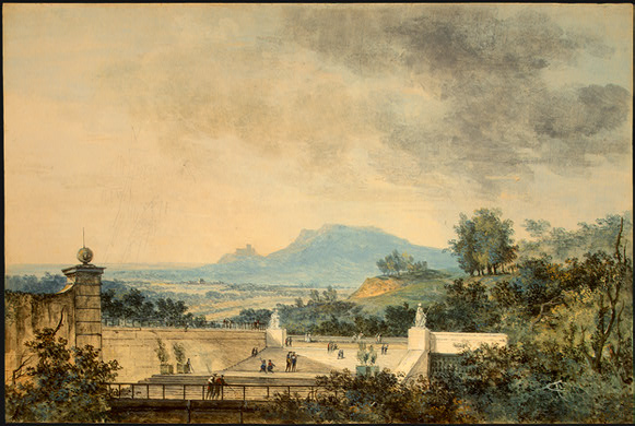  Terrace of a Chateau 1790 