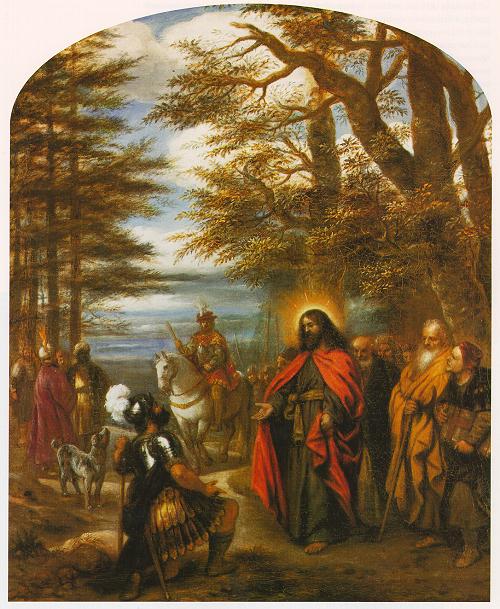Lievens painting, Christ and the Centurion