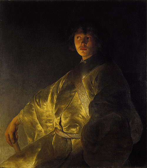 Lievens painting, Portrait of a Young Man