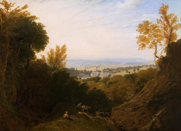 Linton, View of Broad Oak Printworks