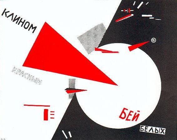Lissitzky, Beat the White with the Red Wedge