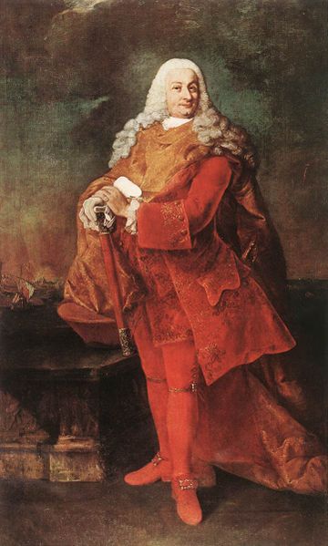 Longhi painting, Portrait of Jacopo Gradenigo