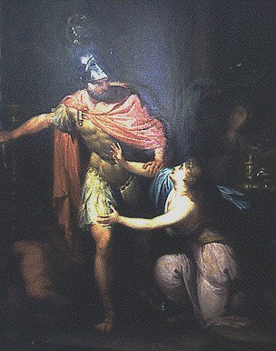 Maurer painting, Circe and Odysseus
