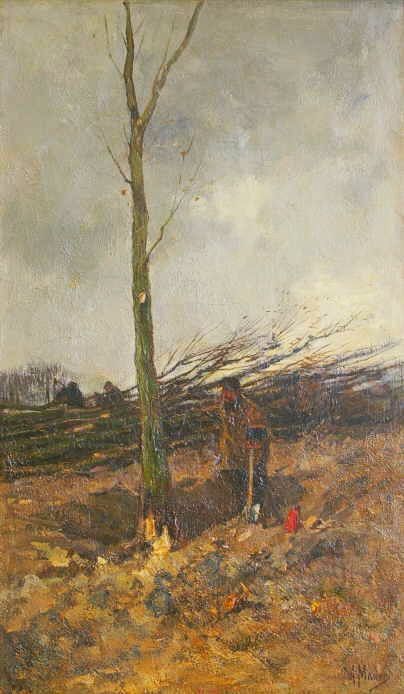 Mauve, The Woodcutter, 1880