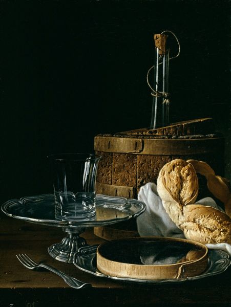 Meléndez, Still Life with Chilled Wine