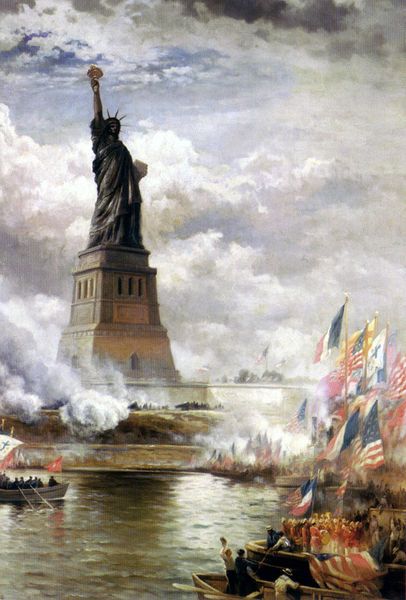 Moran, Unveiling The Statue of Liberty, 1886
