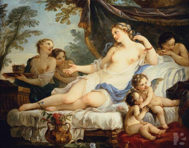 Natoire painting, Le Reveil de Venus