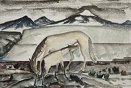 Nordfeldt, Mare and Foal