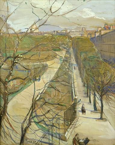 Nourse, View Of Luxembourg Gardens, Paris
