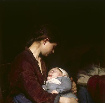 Nourse, Mother and Child